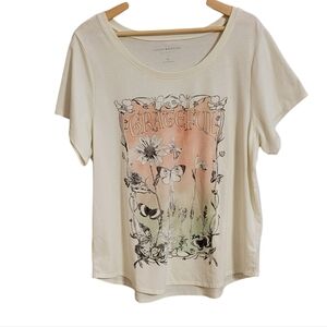 Lucky Brand Grateful Butterfly Tee